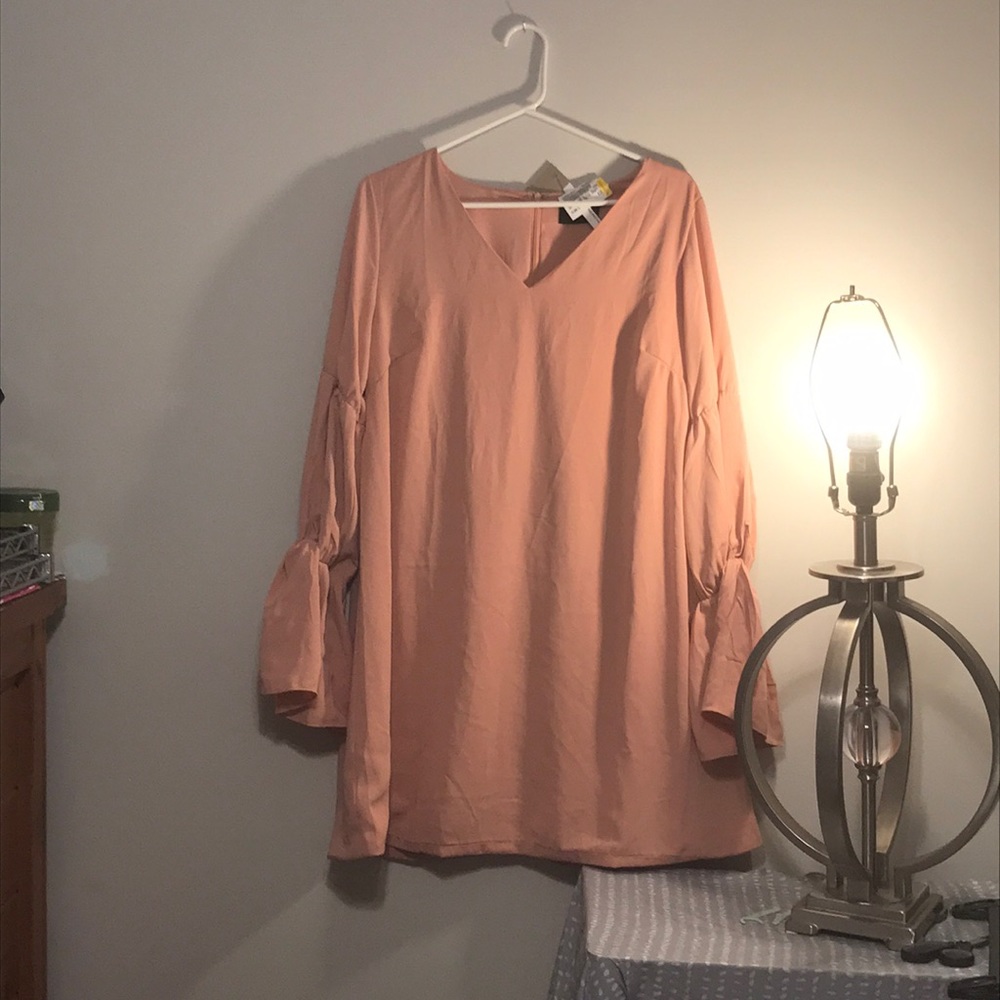 Peach dress